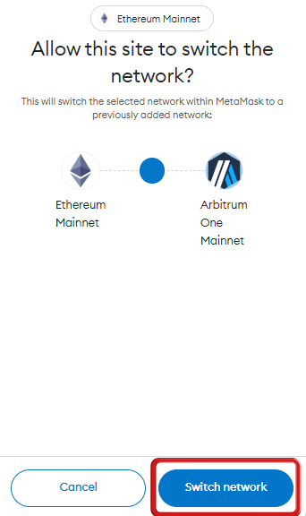 add Arbitrum One to MetaMask