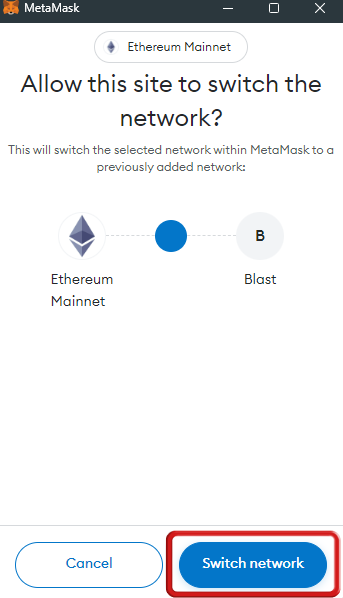 Add Blast to MetaMask