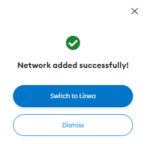 Add Linea to MetaMask
