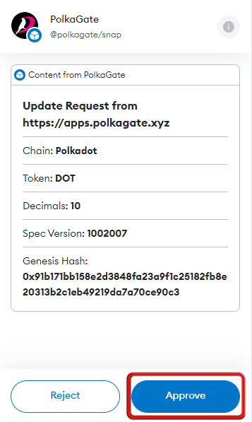Добавить Polkadot в MetaMask
