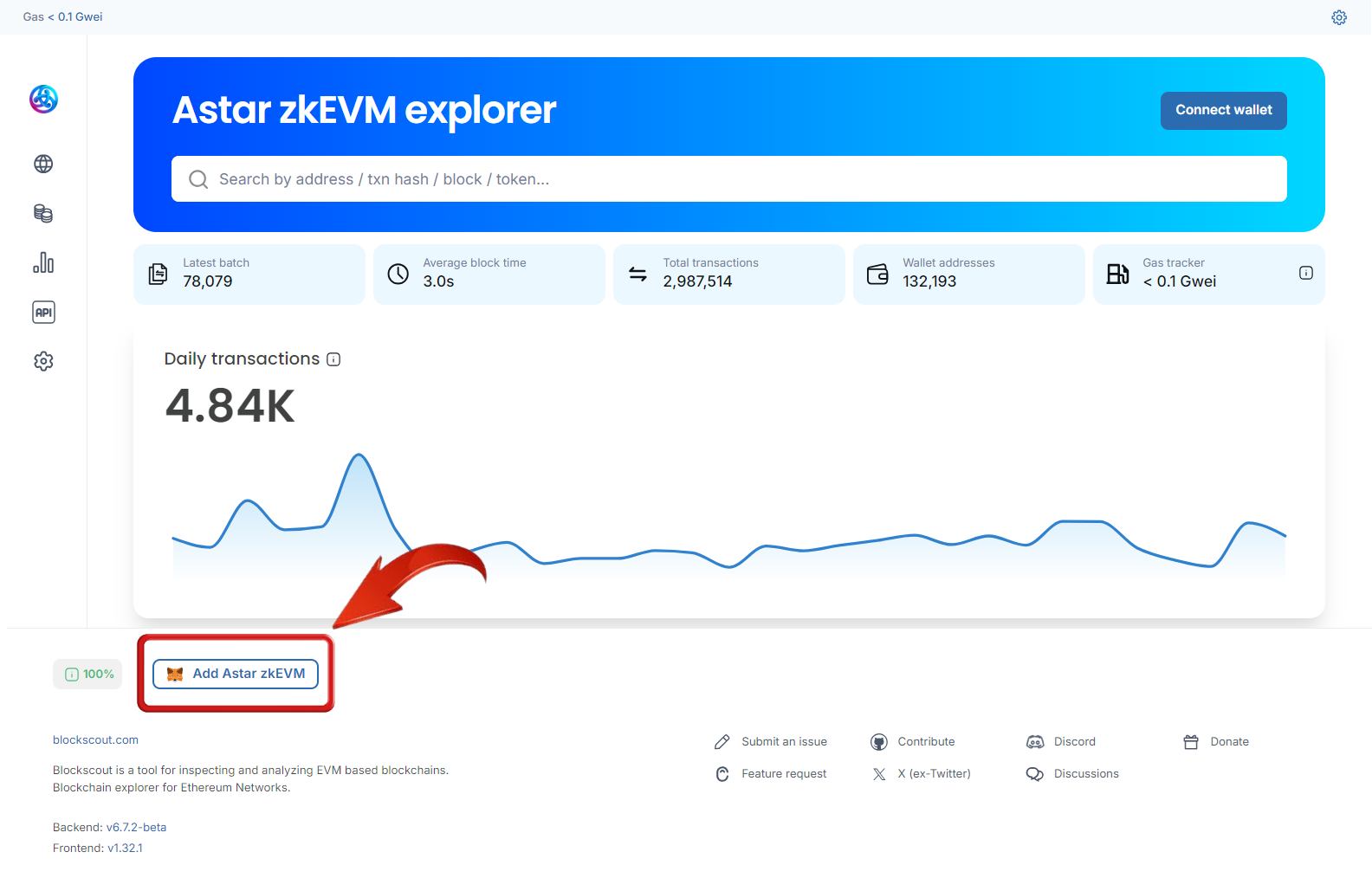 Add Astar zkEVM to MetaMask