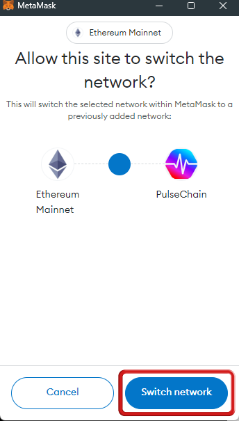 Add Pulsechain to MetaMask