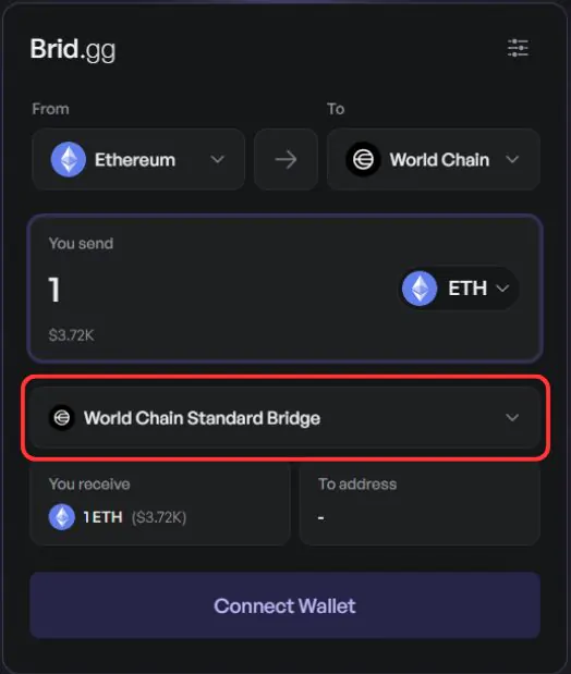 bridge to World Chain