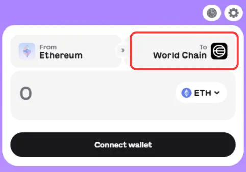 bridge to World Chain