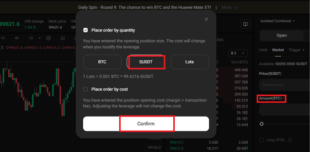 WEEX Demo Trading