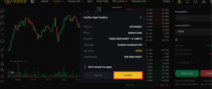 WEEX Demo Trading