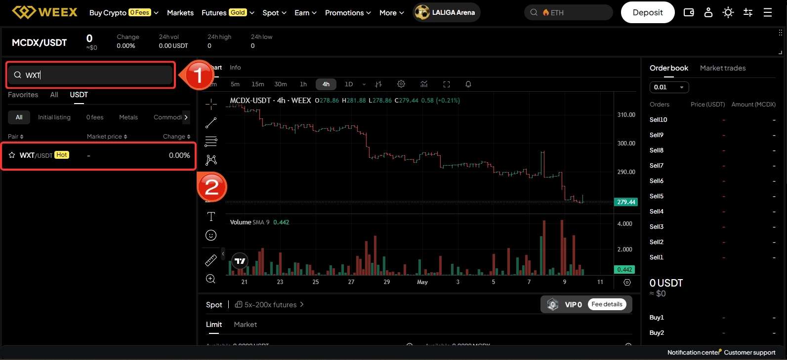 WEEX token