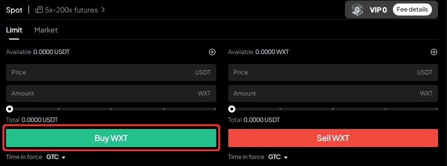 WEEX token