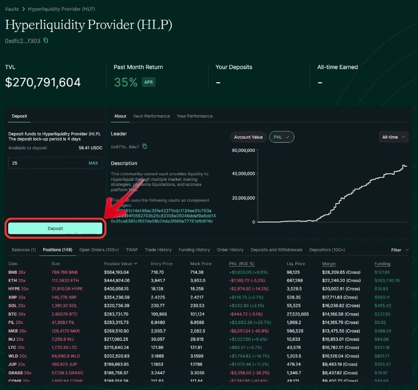 Копирование сделок на Hyperliquid