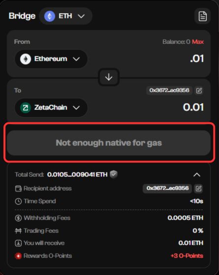 bridge to ZetaChain