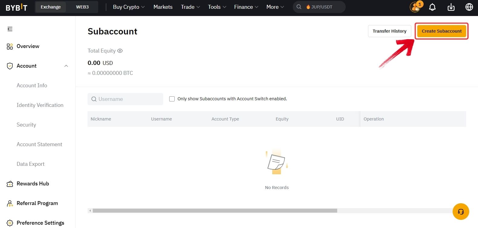 Bybit Cuenta islámica