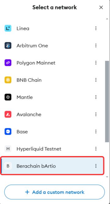 Get Berachain Testnet Tokens
