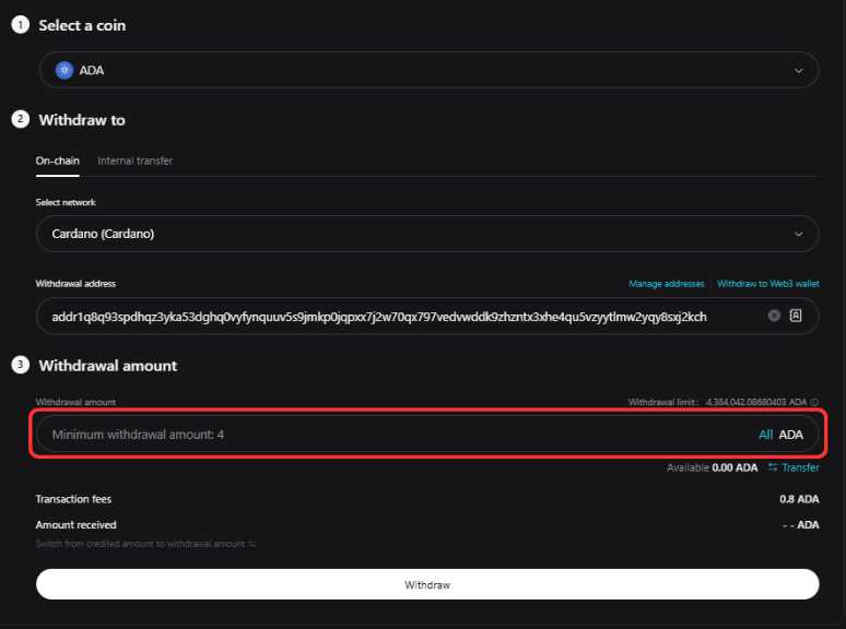 Buy Cardano
