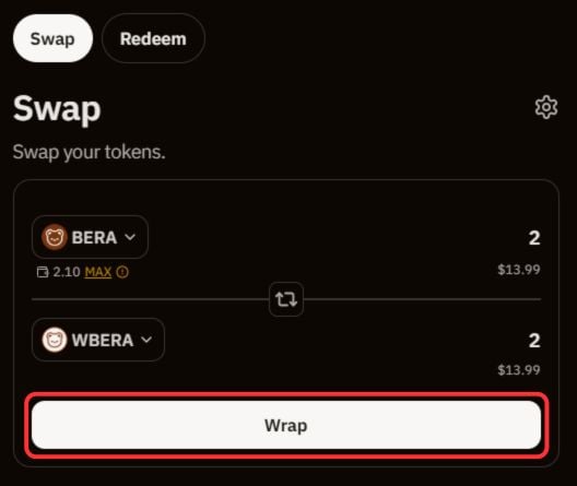 Earn with BERA