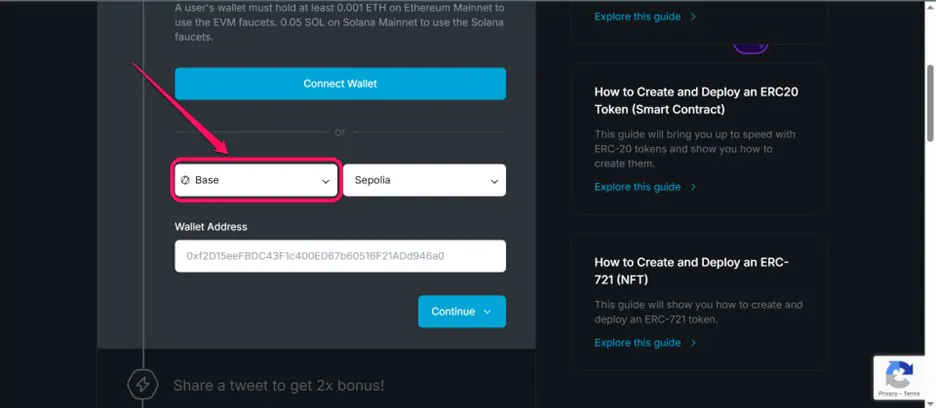 Get Base Testnet Tokens
