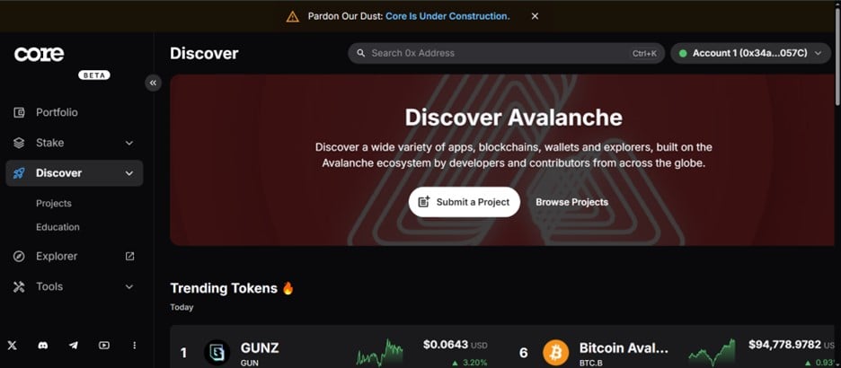 Get Started With Core Wallet