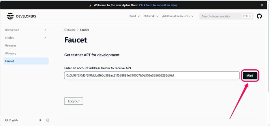 Aptos Testnet Tokens