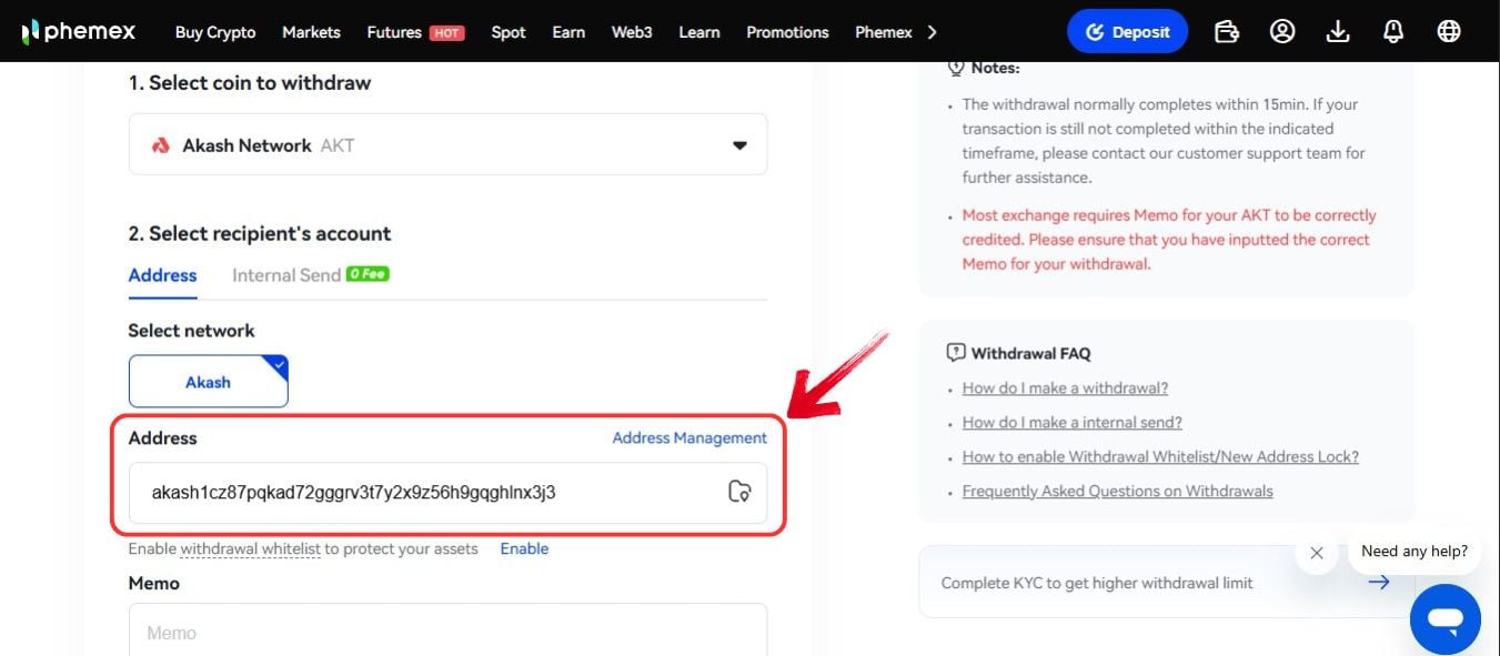 buy akash network tokens