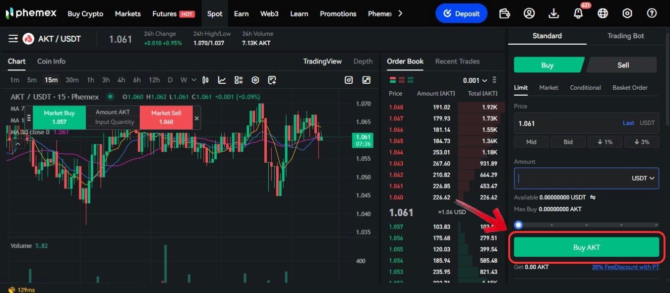 buy akash network tokens