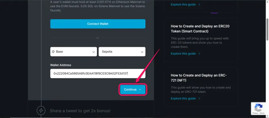 Get Base Testnet Tokens