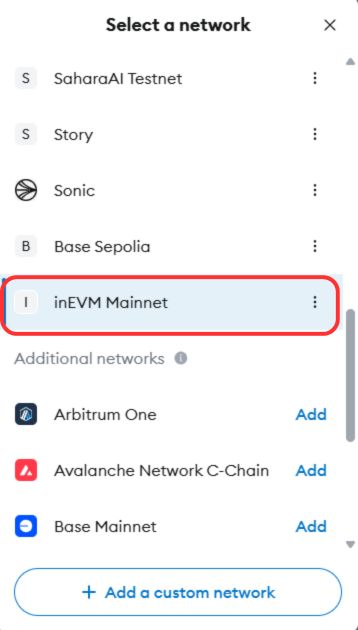 add-inevm-to-metamask