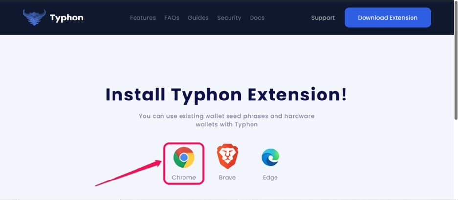 Get Started With the Typhon Wallet