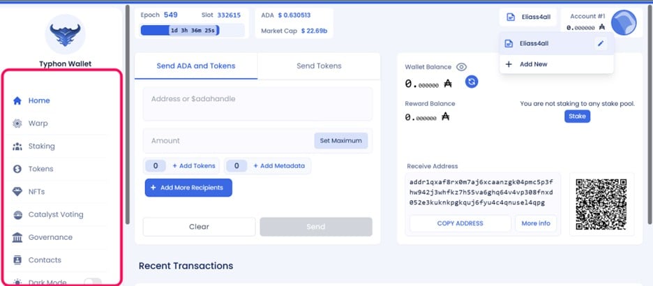 Get Started With the Typhon Wallet