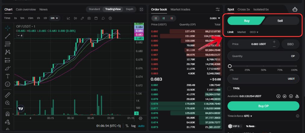 buy Optimism tokens