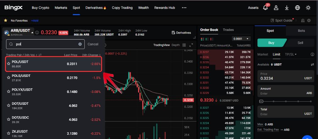 Buy Polygon tokens