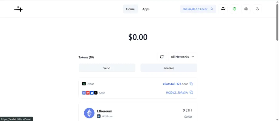 Get Started With Bitte Wallet