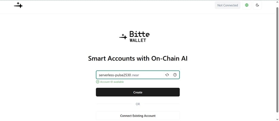 Get Started With Bitte Wallet