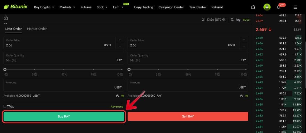 buy Raydium Tokens