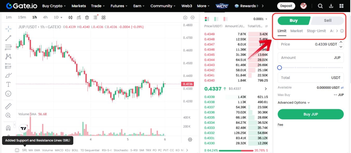 Buy Jupiter Tokens