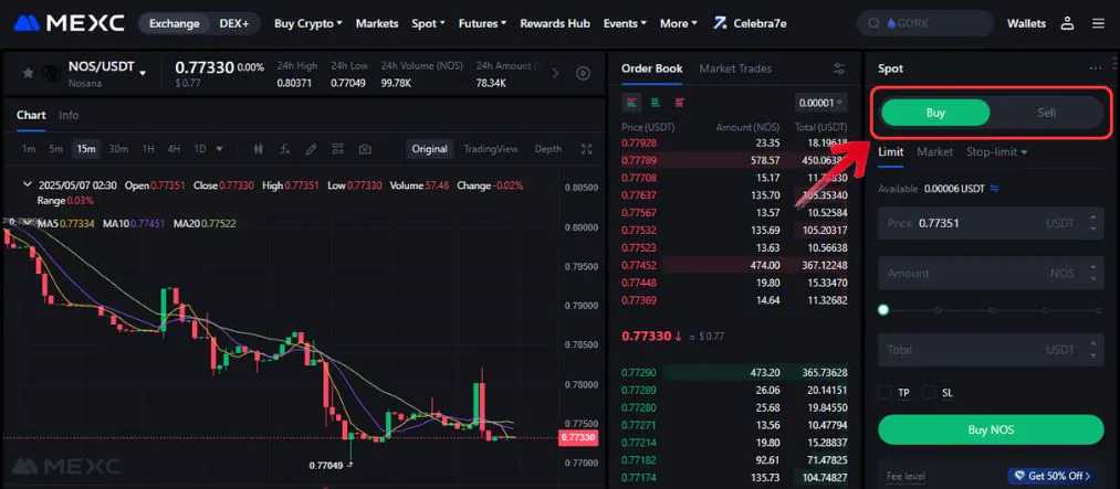 Buy Nosana tokens