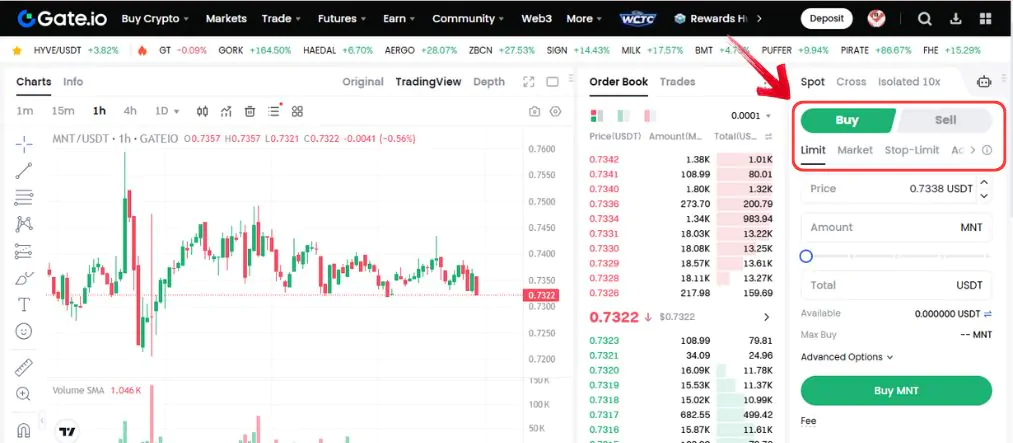 Buy Mantle Tokens