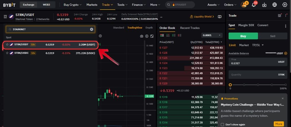 Buy StarkNet