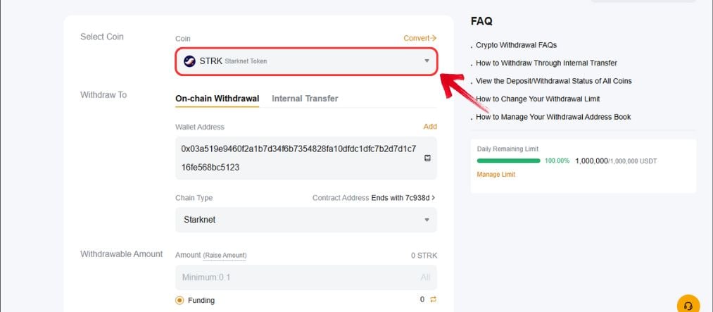Buy StarkNet