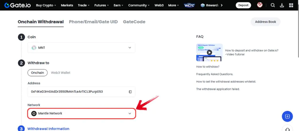 Buy Mantle Tokens