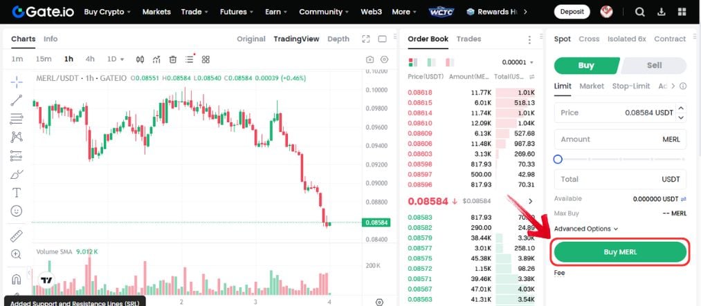 Buy Merlin Tokens