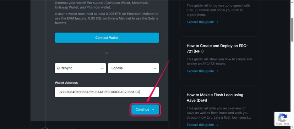 How to Get ZkSync Era Testnet Tokens
