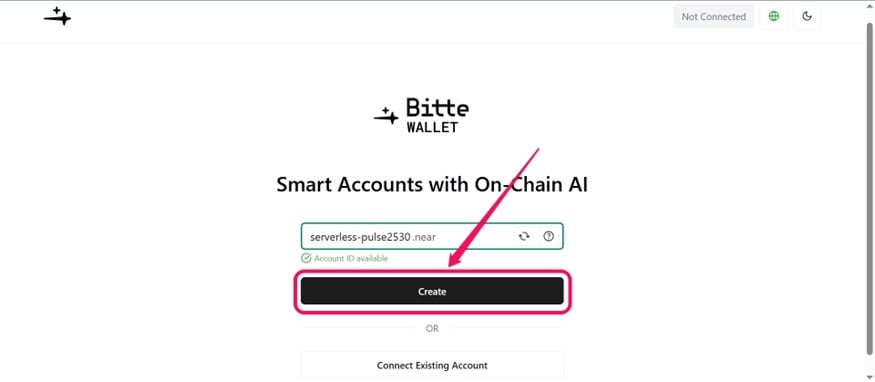 Get Started With Bitte Wallet