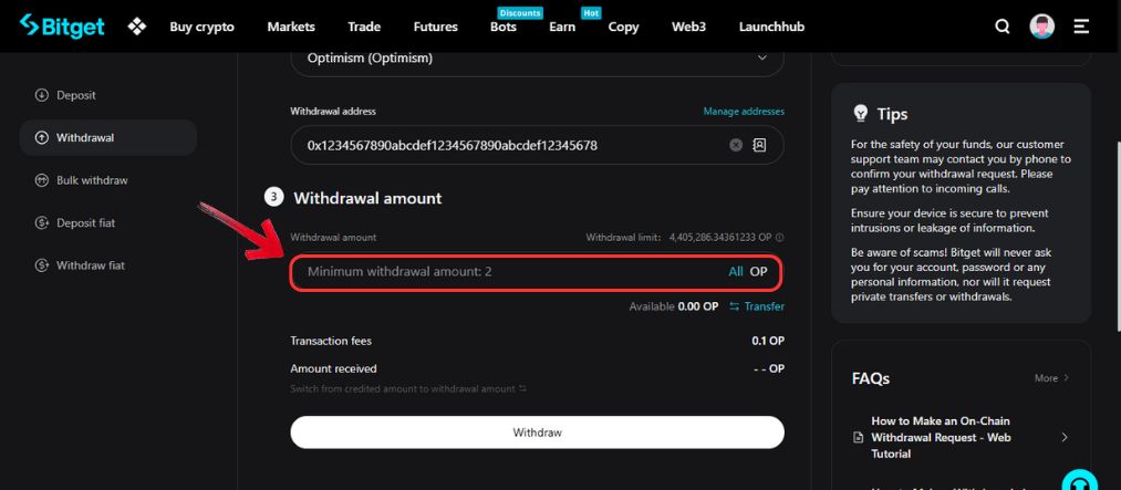 buy Optimism tokens