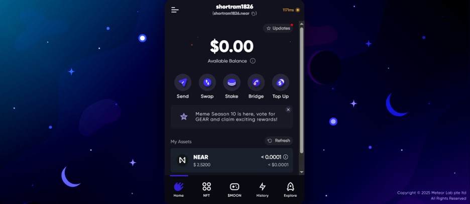 Get Started With Meteor Wallet
