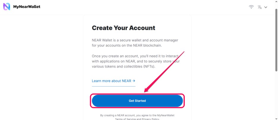 Get Started With MyNearWallet