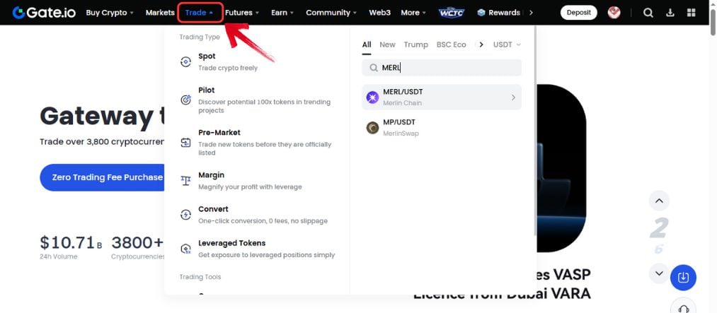 Buy Merlin Tokens