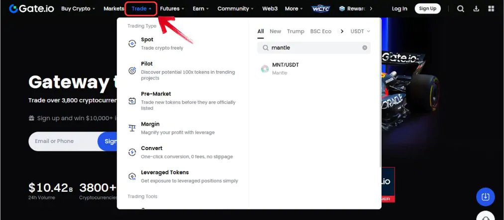 Buy Mantle Tokens