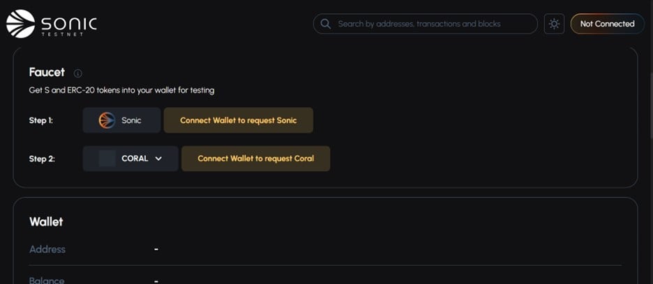 Get Sonic (Fantom) Testnet Tokens