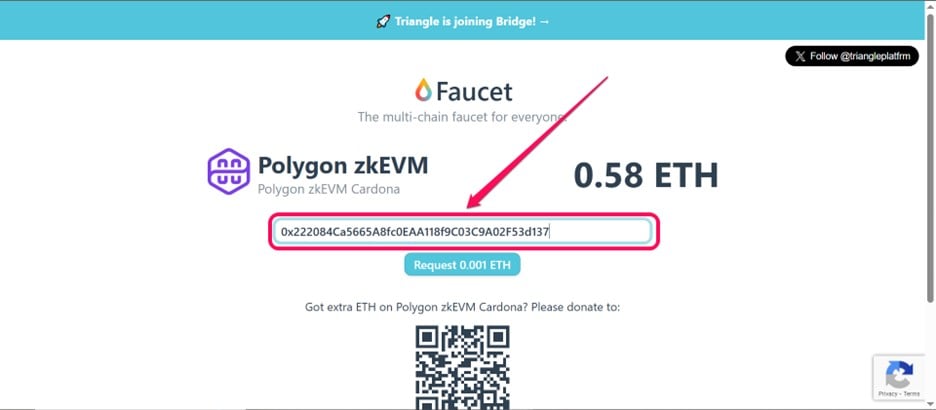 Get Polygon zkEVM Testnet Tokens