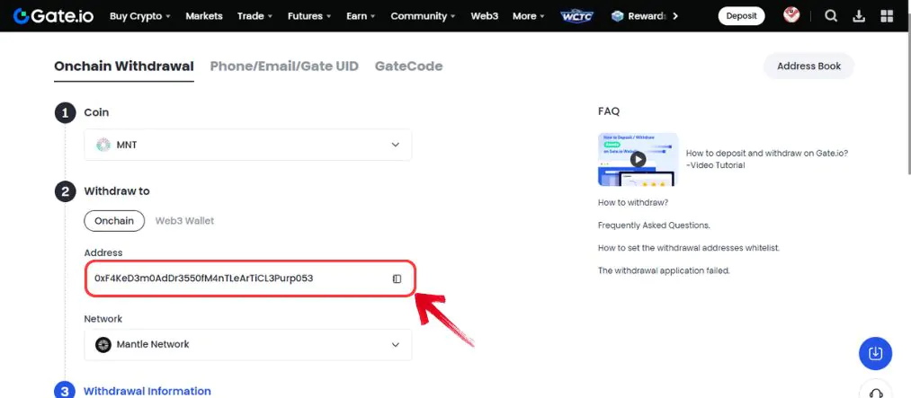 Buy Mantle Tokens