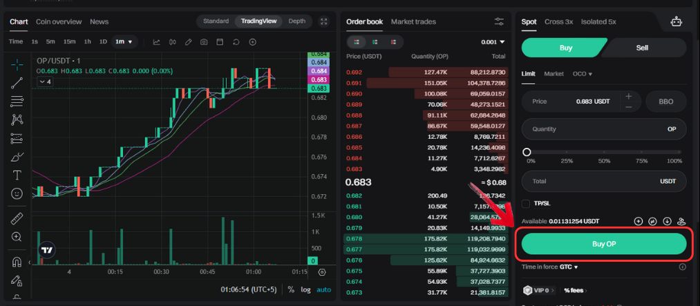 buy Optimism tokens